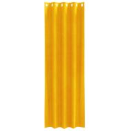 Затъмняващи завеси 2 pcs Горчично жълто 140 x 225 cm Кадифе