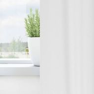 Завеси за затъмняване с пръстени 2 pcs Чисто бяло 245 x 140 см