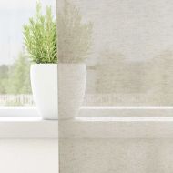 Перде от воал С завеси 2 pcs Пясък 140 x 140 cm Полиестер