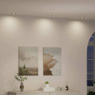 Спотлайтове с прожектори 24 pcs Сребрист 9 x 9 x см Алуминий