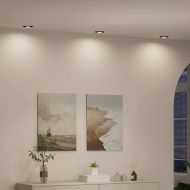 Спотлайтове с прожектори 12 pcs Черно 9 x 9 см Метал