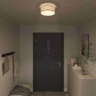 Таванна лампа Сив 30 x 13.5 см текстил