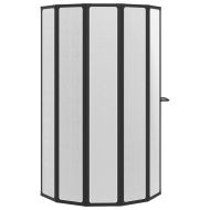 Душ параван Друг Черно 168 x 140 см Алуминий