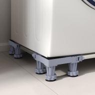 Регулируема База за перална машина Сив 67 x 67 x 12 см Метал