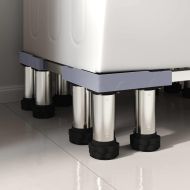 Основа за пералня Сив 67 x 67 x 21.5 см Метал