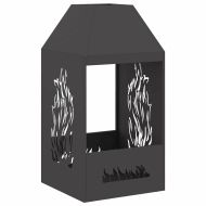 Огнище Черно 50 x 50 x 100 cm Стомана