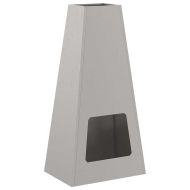 Огнище Кафяво 50 x 35 x 100 см Патинираща стомана