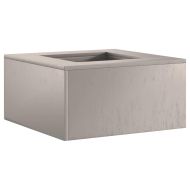 Огнище Кафяво 60 x 60 x 30 cm Стомана