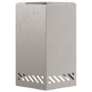 Бездимна камина Кафяво 38 x 38 x 51 см Стомана