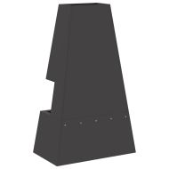 Огнище Черно 60 x 35 x 100 см Стомана