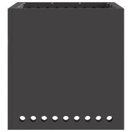 Бездимна камина Черно 48 x 48 x 50 см Стомана