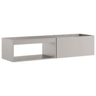 Огнище Кафяво 160 х 45 х 35 см Стомана