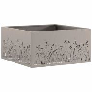 Огнище Кафяво 60 x 60 x 30 cm Стомана