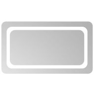 LED огледало за баня, 70x40 см