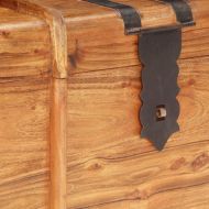 Ракла за съхранение, 90x40x40 см, акациево дърво масив