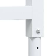 Работна маса тъмнокафяв 100x60x(71,5-98) см дъб масив