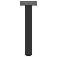 Крака за масичка за кафе, 4 бр., черни, 30-32 см, стомана