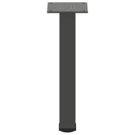 Крака за масичка за кафе, 4 бр., антрацит, 42-44 см, стомана