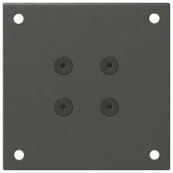 Крака за масичка за кафе, 4 бр., антрацит, 42-44 см, стомана