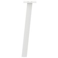 Крака за масичка за кафе, 4 бр., бели, 30 см, стомана