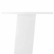 Крака за конзолна маса, 4 бр., бели, 72 см, стомана