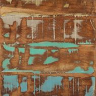 Нощен шкаф Многоцветен 40 x 40 x 50 cm регенерирано дърво масив