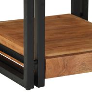 Нощен шкаф Кафяво 40 x 40 x 50 cm Акациево дърво масив