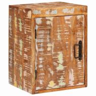 Нощно шкафче Кафяво Кабина дърво от повторна употреба