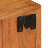 Нощно шкафче 2 pcs Кафяво 35 x 33 x 48 см Солидно дърво акация