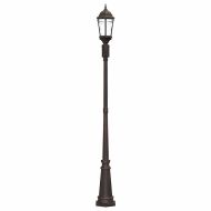 Градинска светлина Бронзов 235 см Алуминий