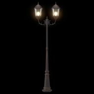 Градинска светлина Бронзов 235 см Алуминий