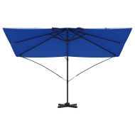 Чадър Рома с ветрило Син и Черен 352 x 251 x 260 см