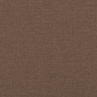 3-местен диван с табуретка, кафяв, 180 см, плат