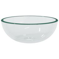 Мивка, закалено стъкло, 30x12 см, прозрачна