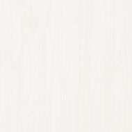 Рамка за легло без матрак, бял, 160x200 см, бор масив