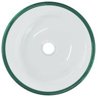 Мивка, закалено стъкло, 35x12 см, прозрачна