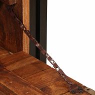 Шкаф за обувки Кафяво 90 x 38 x 45 см регенерирано дърво масив