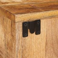 Нощно шкафче Кафяво 35 x 33 x 48 см Солидно мангово дърво