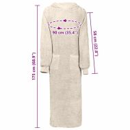 Халат KINN Крем XXL Памук