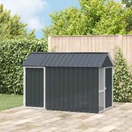 Клетка за птици Антрацит 215 x 112 x 141 см Поцинкована стомана