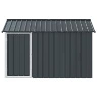 Клетка за птици Антрацит 215 x 112 x 141 см Поцинкована стомана