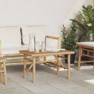 Масичка за кафе Кафяво 70 x 40 x 36 cm бамбук