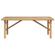 Масичка за кафе Кафяво 110 x 50 x 43 см бамбук