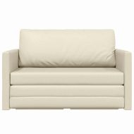 Диван легло Крем 124 x 71 x 78 см Кадифе