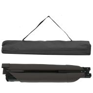 Сгъваемо къмпинг легло 2 pcs Черно 193 x 69 x 45 см