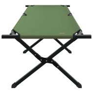 Сгъваемо къмпинг легло 2 pcs Зелен 193 x 69 x 45 см