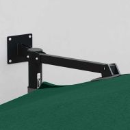 Градински парасол Зелен и Черен 248 x 248 x 148 см