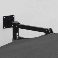 Градински парасол Антрацит и черен 248 x 248 x 148 см