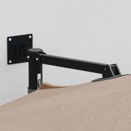 Градински парасол Таупе и Черно 248 x 248 x 148 см