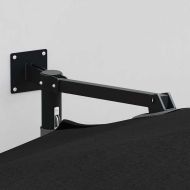 Градински парасол Черно и черно 248 x 248 x 148 см